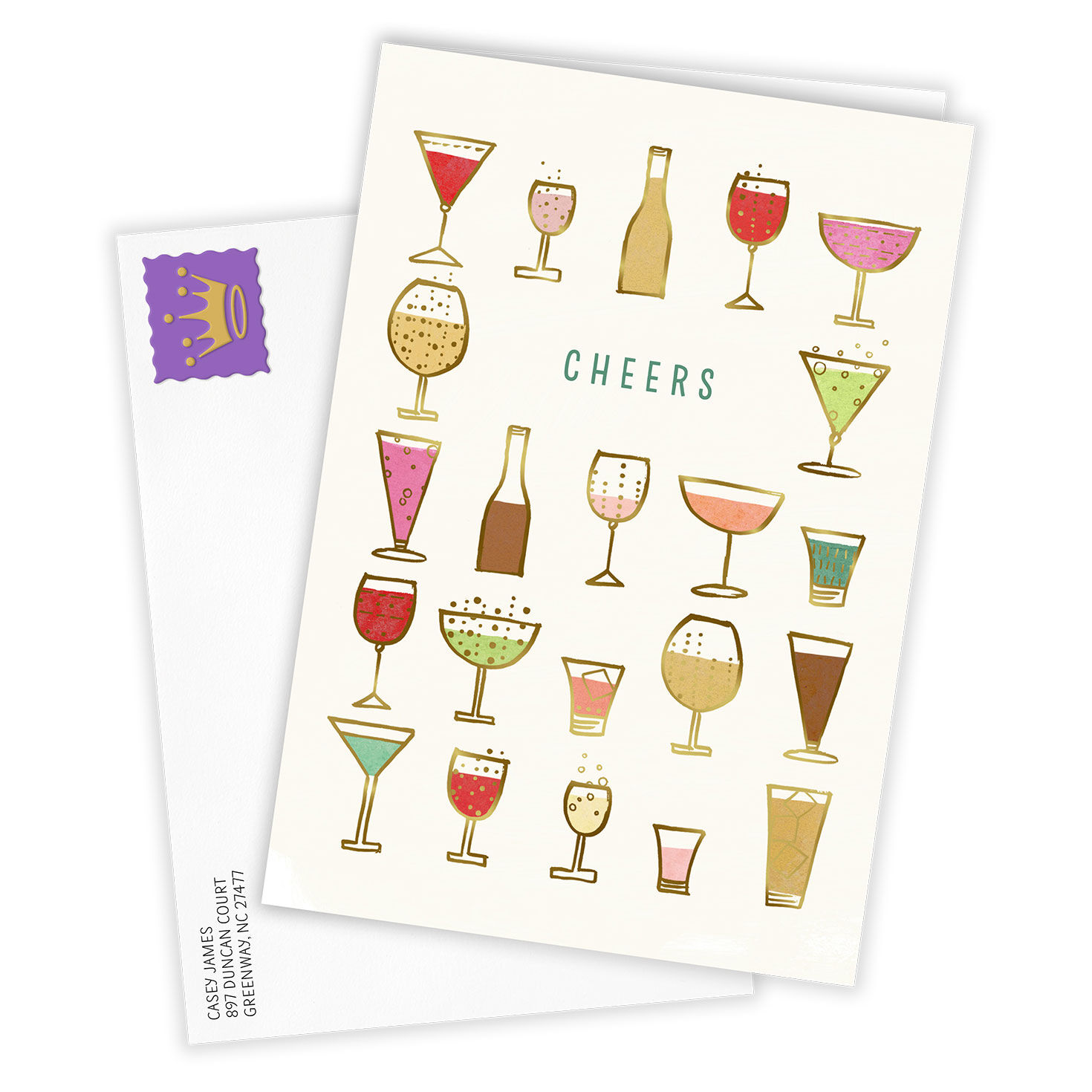 Here's to a Year Custom Celebration Card, , large image number 2