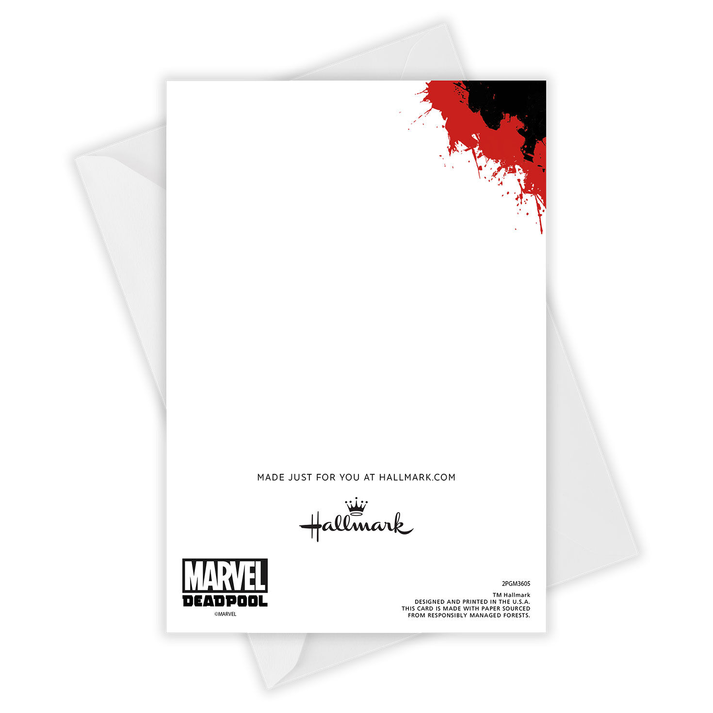 Marvel Deadpool Custom Birthday Card, , large image number 4