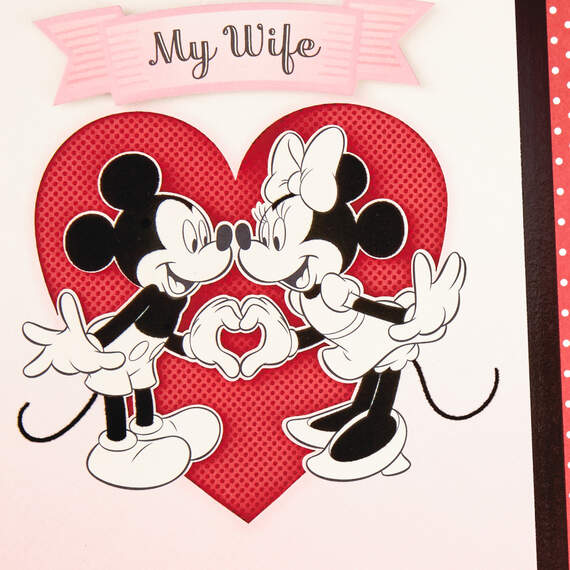 Disney Mickey and Minnie You Make Every Day Special Love Card for Wife, , large image number 4