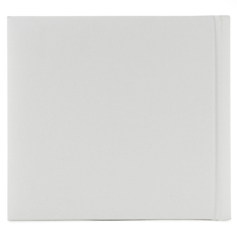 Oh Baby Gray Linen Textured Photo Album, , large image number 2