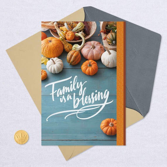 Family Is a Blessing Thanksgiving Card, , large image number 5