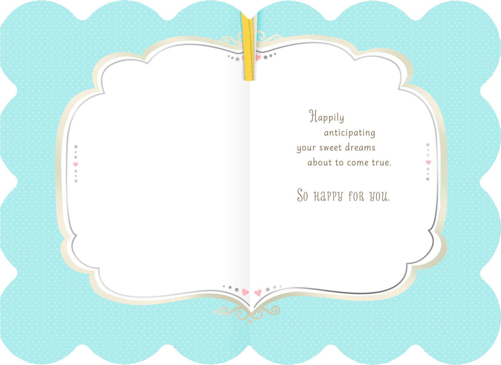 Sweet Dreams Come True New Baby Card