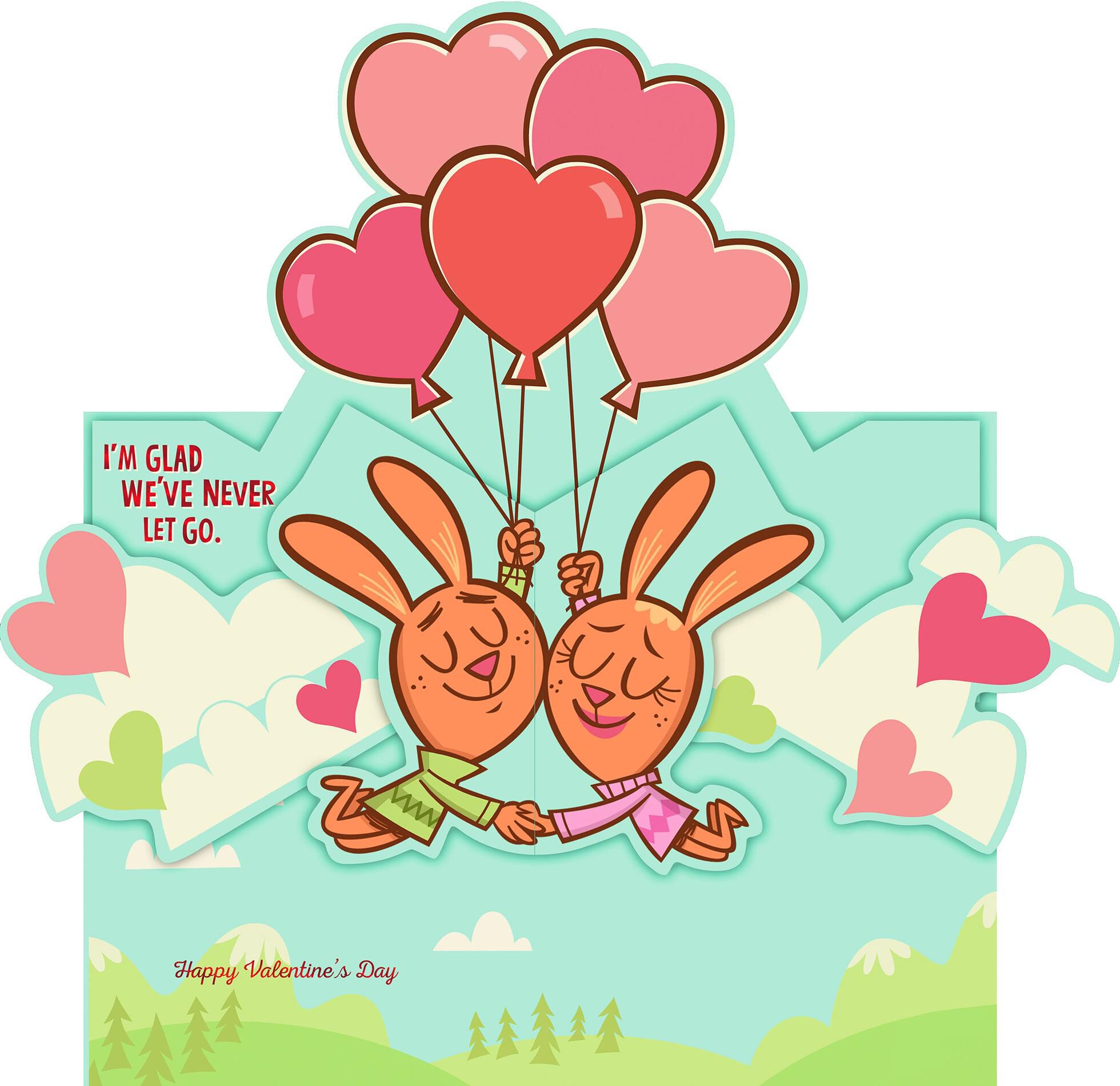 Never Let Go Valentine's Day Card