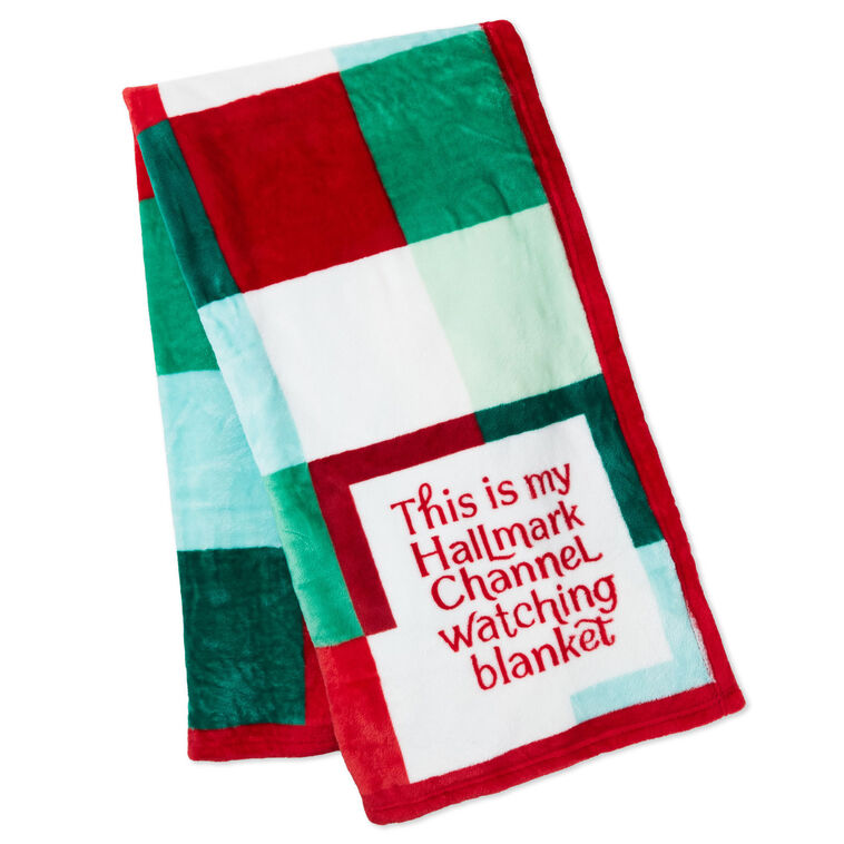 Hallmark Channel Watching Plaid Blanket, 50x60, , large image number 3