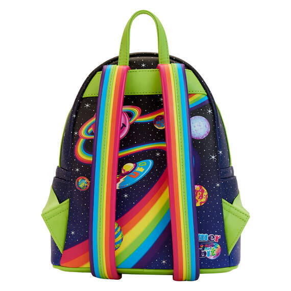 Loungefly Lisa Frank Cosmic Alien Ride Mini Glow Backpack, , large image number 3
