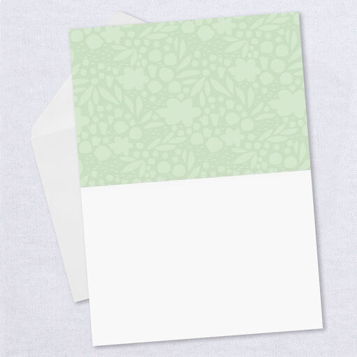 Personalized Floral Print Happy Mother's Day Photo Card, 