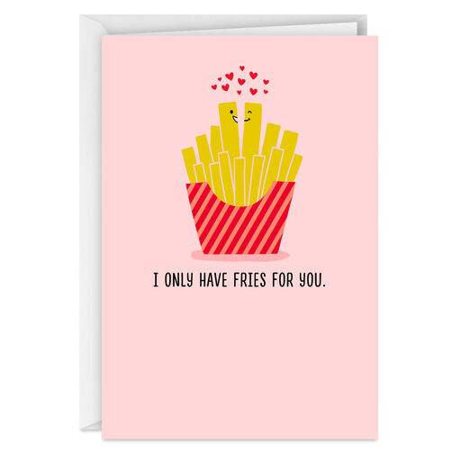 I Only Have Fries for You Funny Love Card for Spouse, 