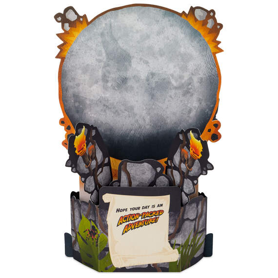 Indiana Jones™ Adventure Awaits Today Musical 3D Pop-Up Card With Light, , large image number 2