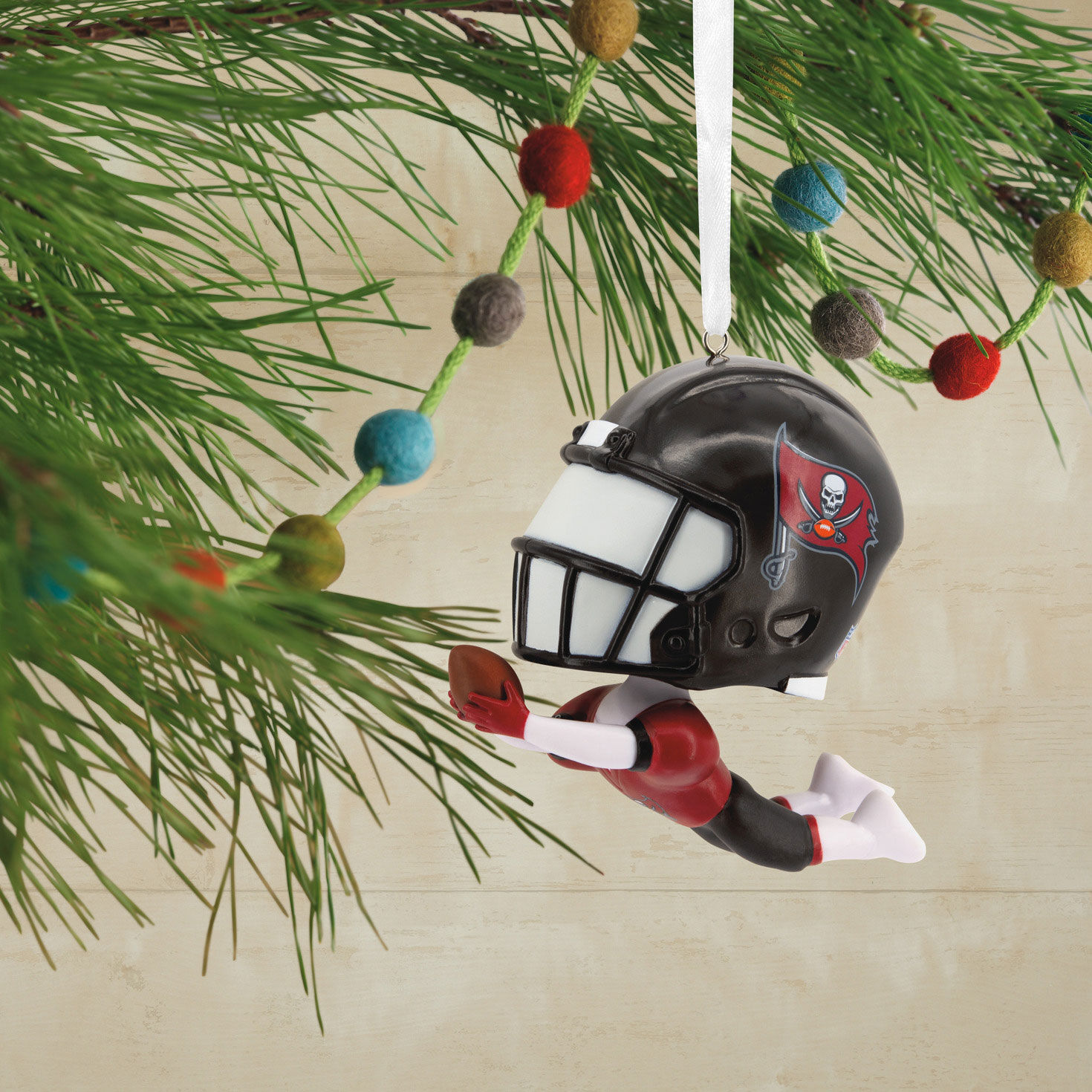 NFL Tampa Bay Buccaneers Bouncing Buddy Hallmark Ornament, , large image number 2