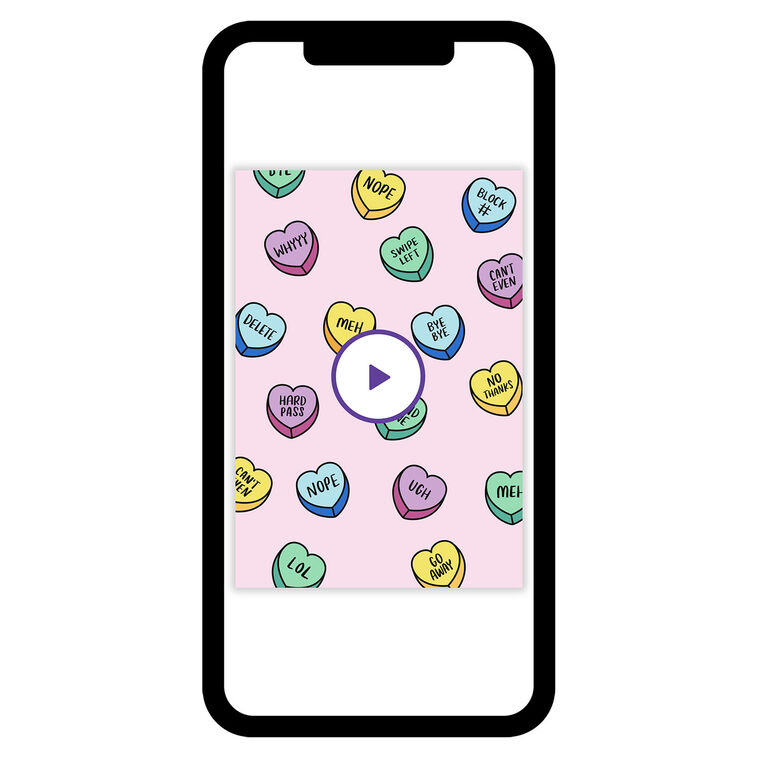Candy Hearts Funny Valentine's Day eCard