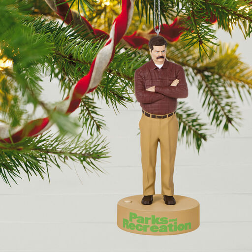 Parks and Recreation Ron Swanson Ornament With Sound, 