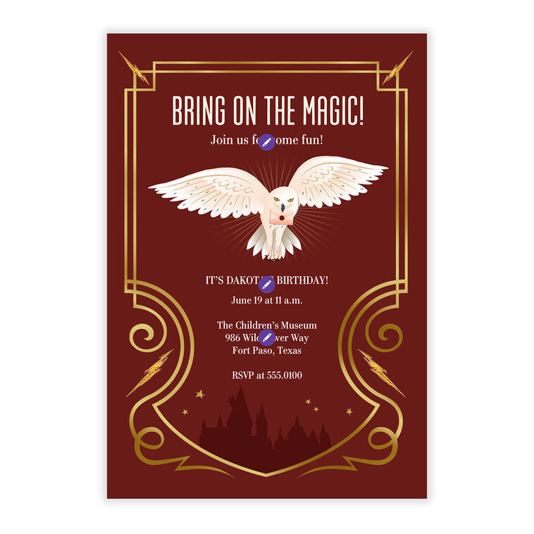 Harry Potter™ Hedwig™ Birthday Invitation, , large image number 5