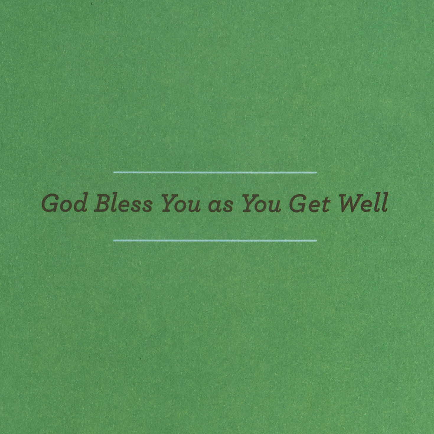 Sunshine in Tree Leaves Religious Get Well Card Sentiment image number 2