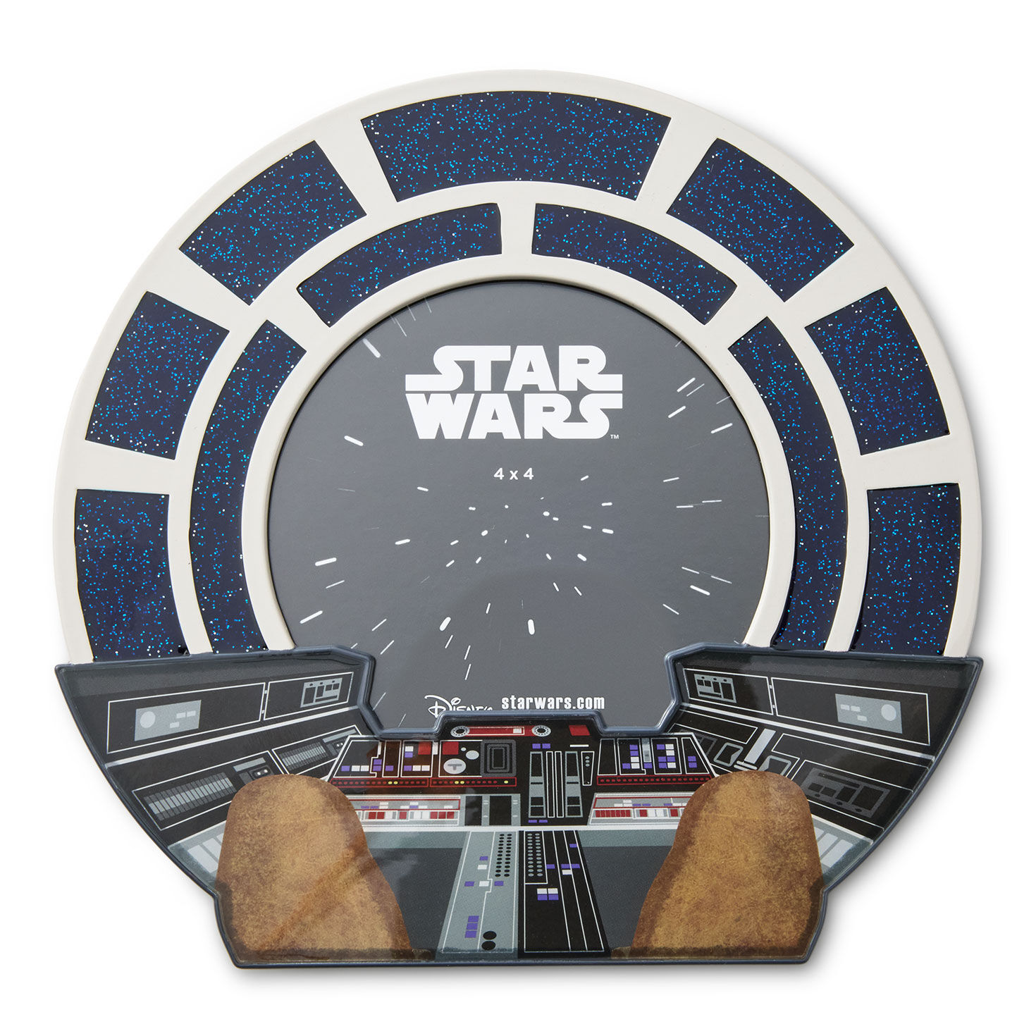 Star Wars™ Millennium Falcon™ Round Picture Frame, 4x4 for only USD 29.99 | Hallmark