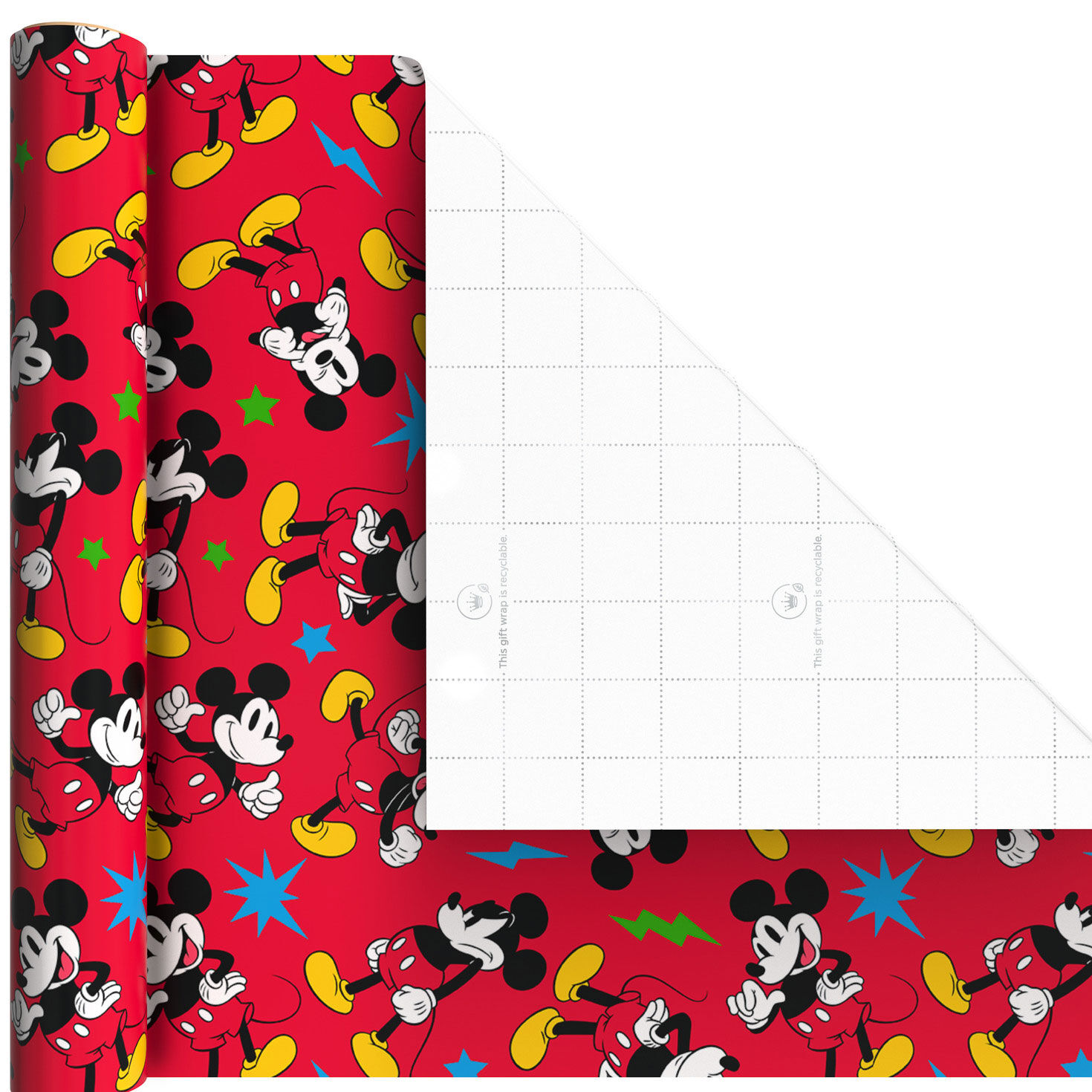 Disney Mickey and Minnie Mini Gift Wrap Rolls Wrap square image number 4