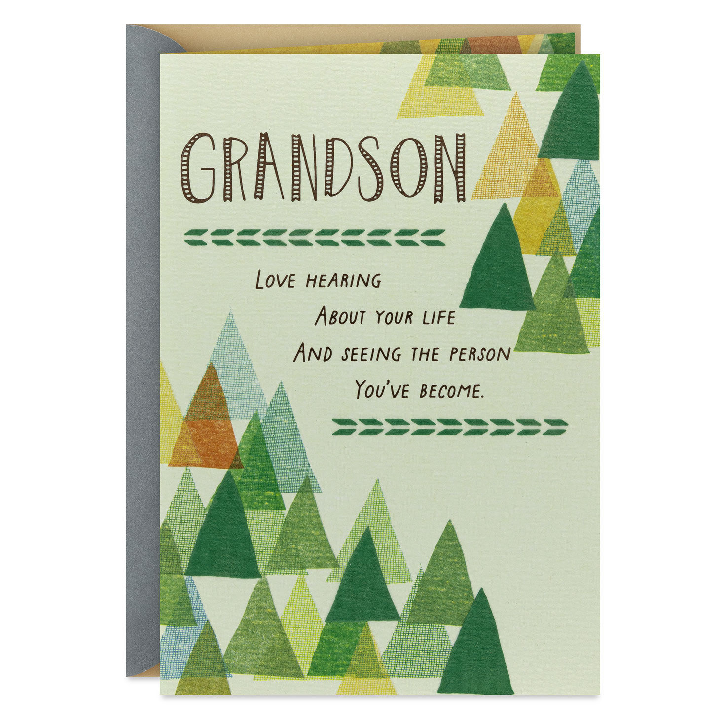 Love Hearing About Your Life Birthday Card for Grandson