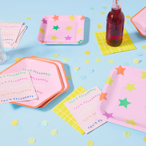 “Let's Celebrate” Cocktail Napkins, Set of 16, 