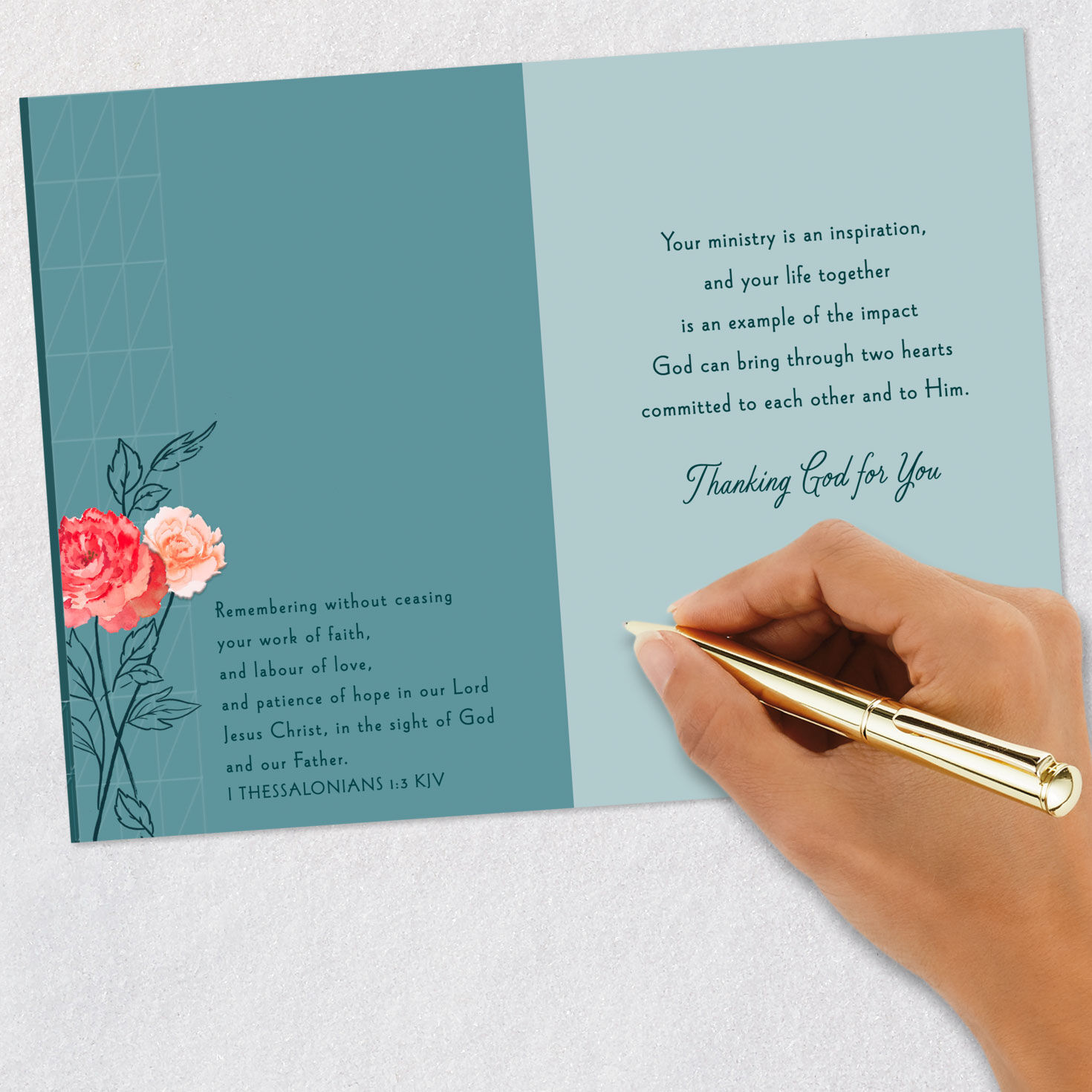 Thanking God for You Religious Thank You Card for Pastor and Wife for only USD 2.99 | Hallmark