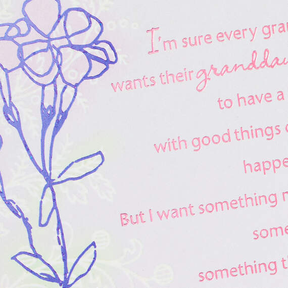 My Wishes for You Birthday Card for Granddaughter, , large image number 5