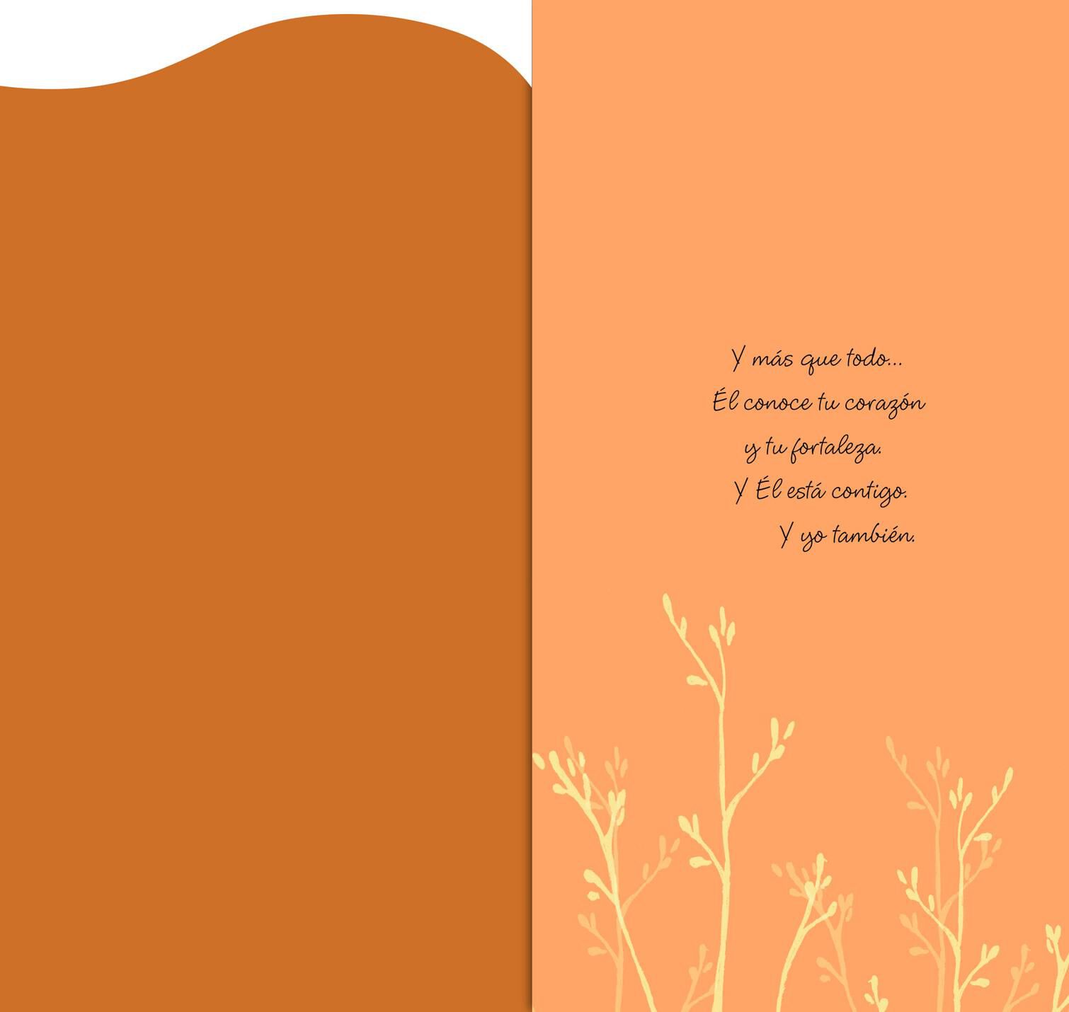 Faith and Hope Spanish-Language Religious Encouragement Card
