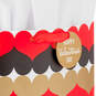 17" Rows of Hearts Extra-Deep Valentine's Day Gift Bag With Tissue Paper, , large image number 4