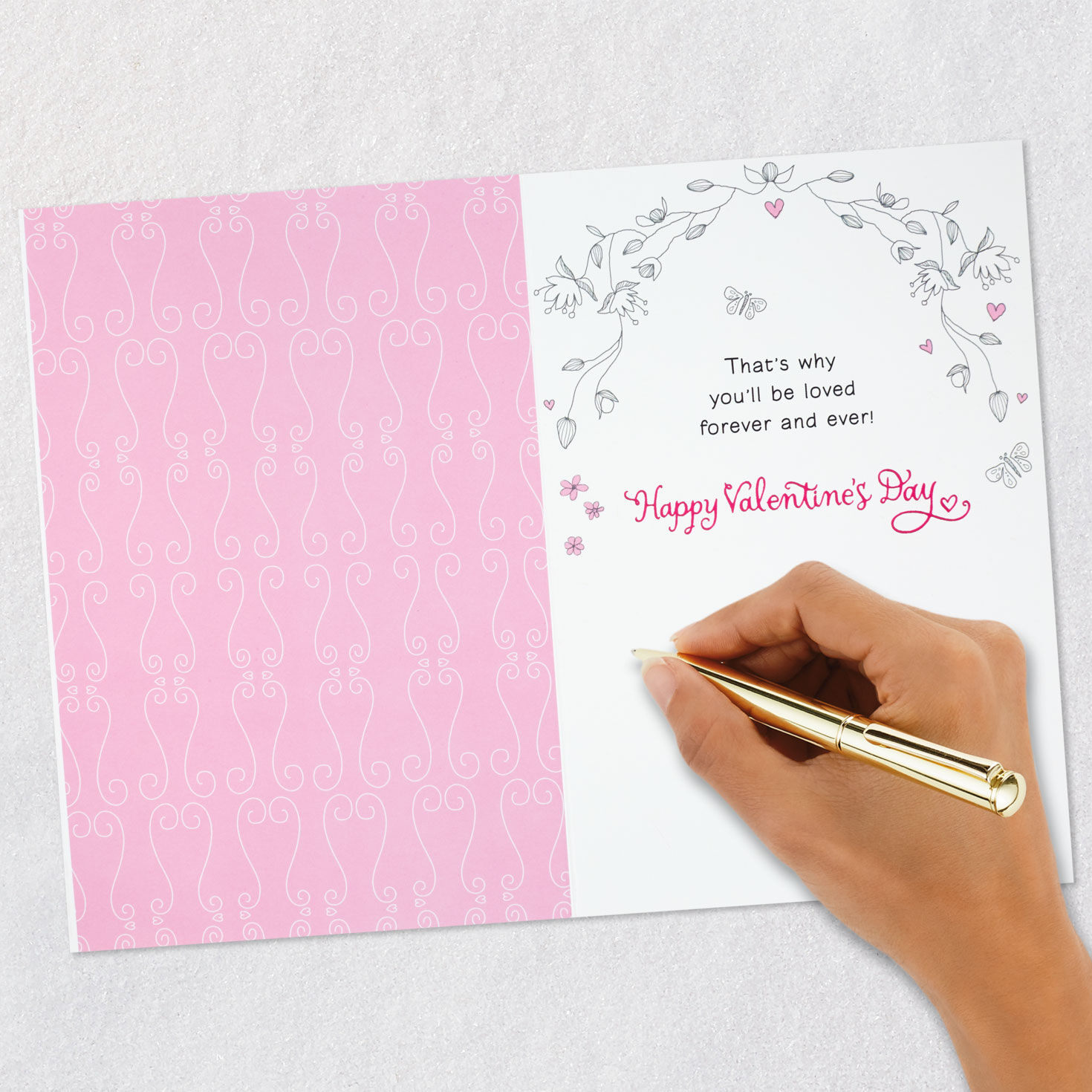 Disney Princess Rapunzel Granddaughter Valentine's Card Signing card image number 6