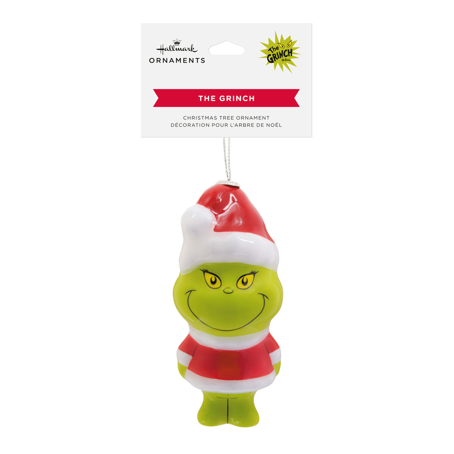 Grinch in Santa Outfit Christmas Ornament Package Front image number 7