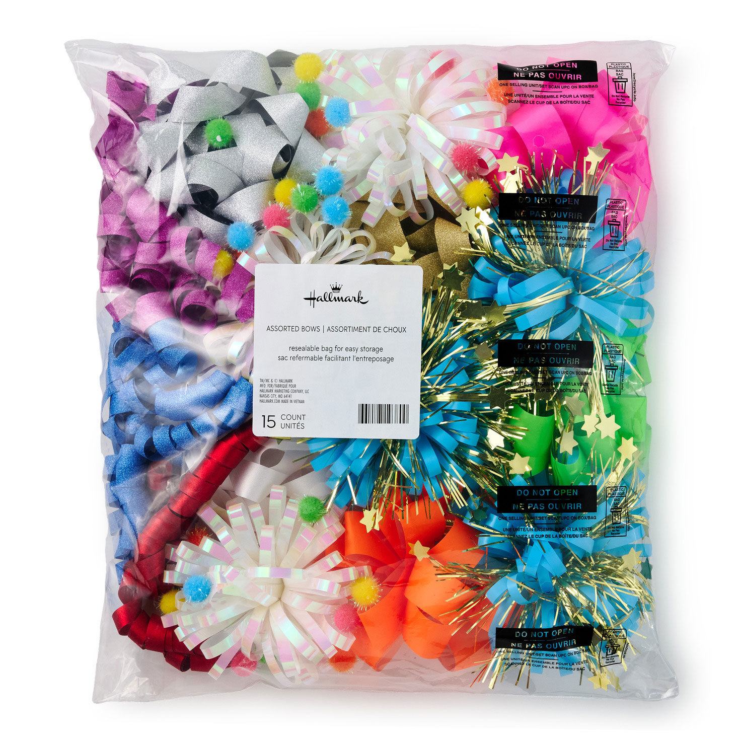 Assorted Colorful Gift Bows package front image number 5