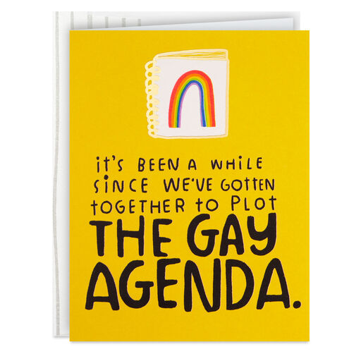 Ready to Plot the Gay Agenda Card, 