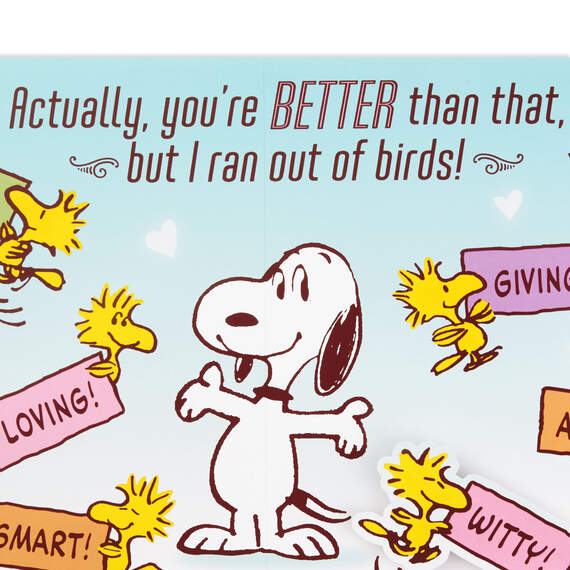 Peanuts® Snoopy and Woodstock Sweet Daughter Funny Birthday Card, , large image number 3