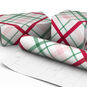Peppermint-Scented Playful Plaid Christmas Gift Wrap Wrapped pkg image number 2