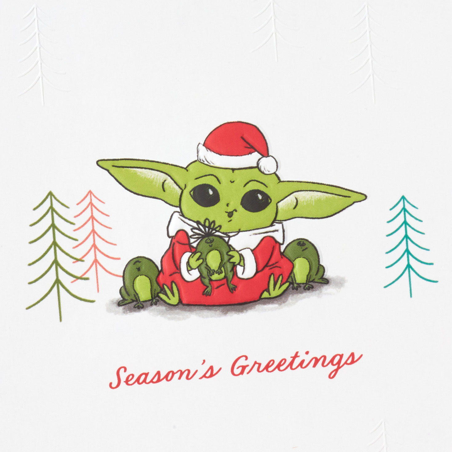 Star Wars: The Mandalorian™ Grogu™ Frogs Boxed Christmas Cards, Pack of 16 for only USD 15.49 | Hallmark