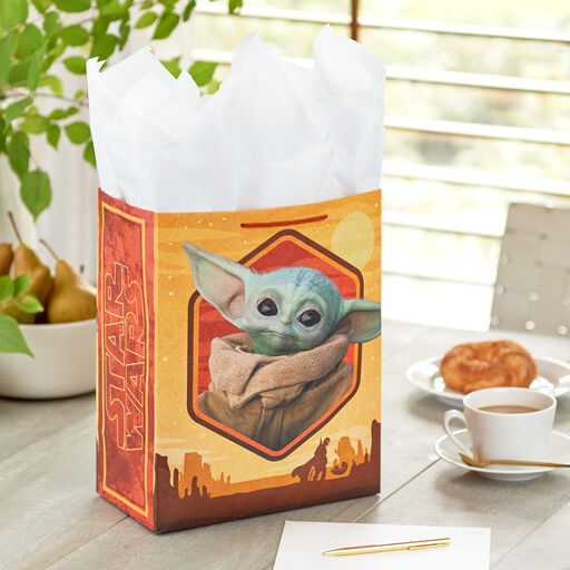 13" Star Wars: The Mandalorian™ The Child™ Gift Bag With Tissue Paper, 