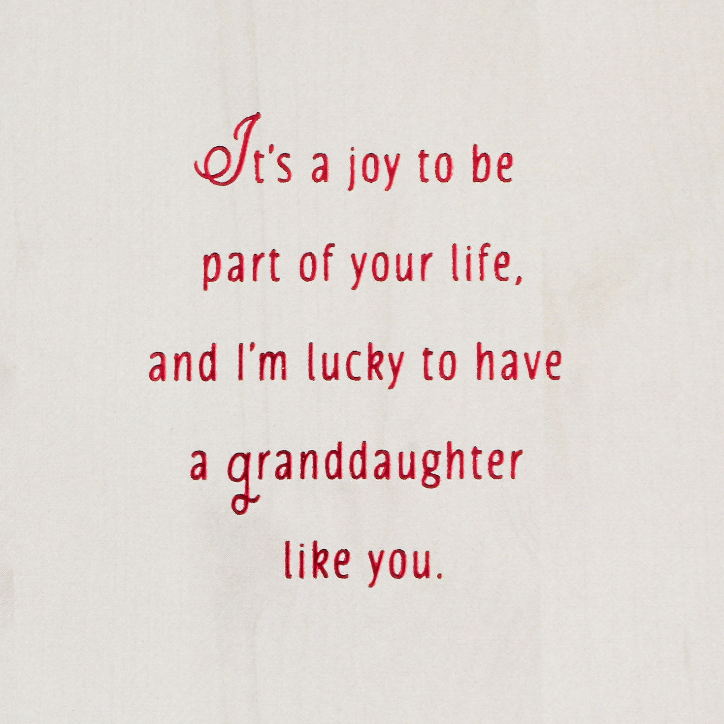 Lucky to Have a Granddaughter Like You Christmas Card, , large image number 3