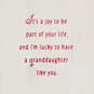 Lucky to Have a Granddaughter Like You Christmas Card, , large image number 3