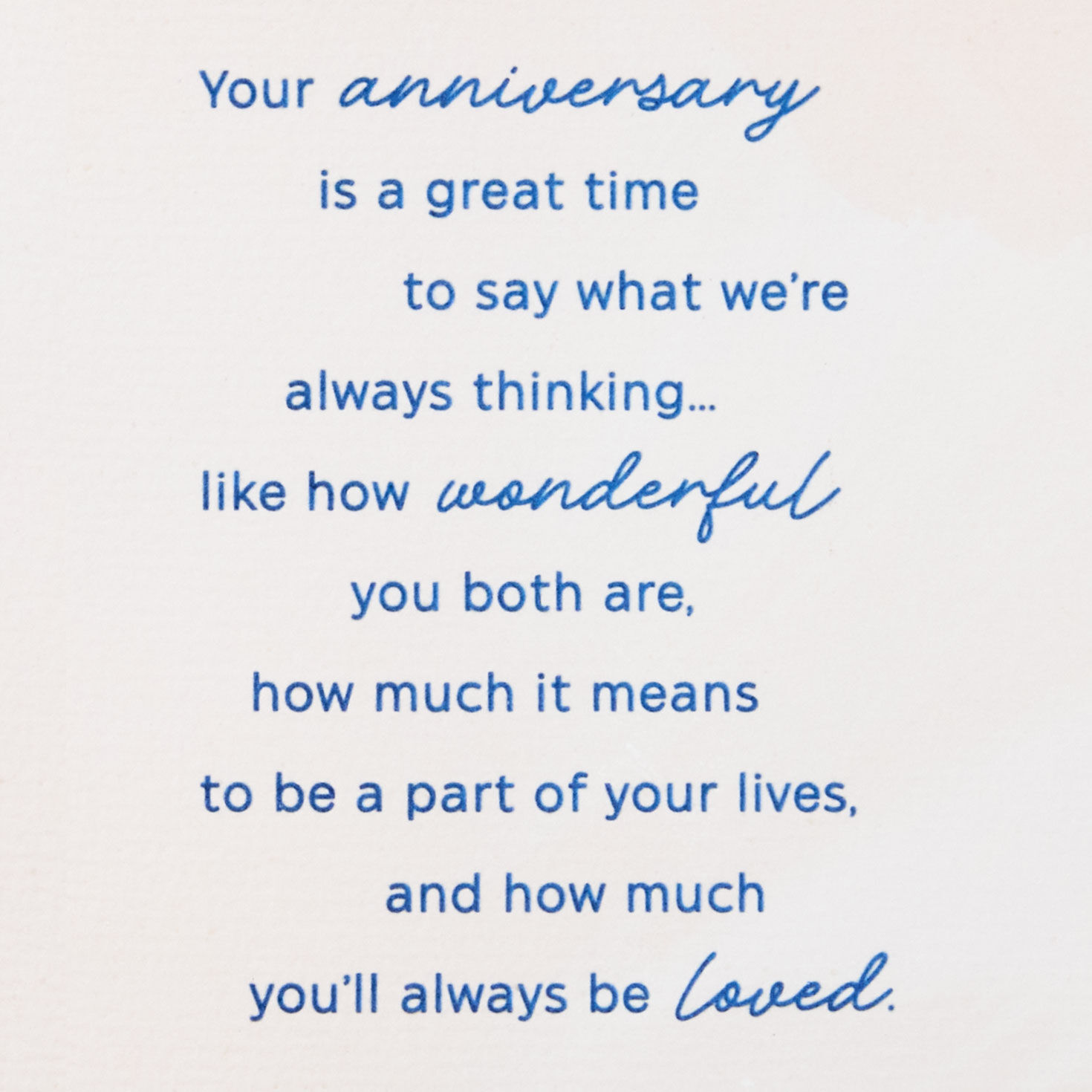 Butterflies Anniversary Card for Couple in Family Sentiment image number 2