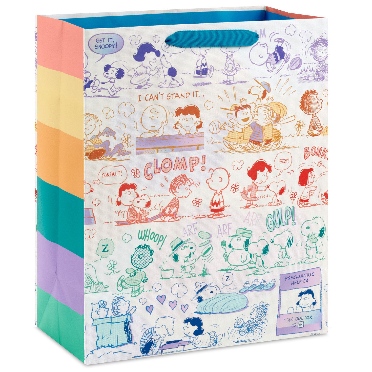 13" Peanuts® 75th Anniversary Scenes Large Gift Bag for only USD 4.49 | Hallmark
