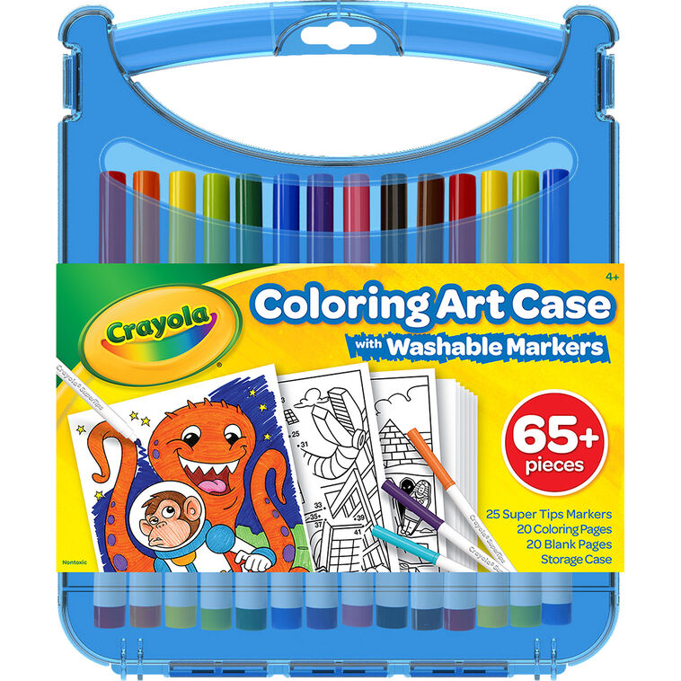 Crayola Super Tip Washable Markers and Paper Set, , large image number 2