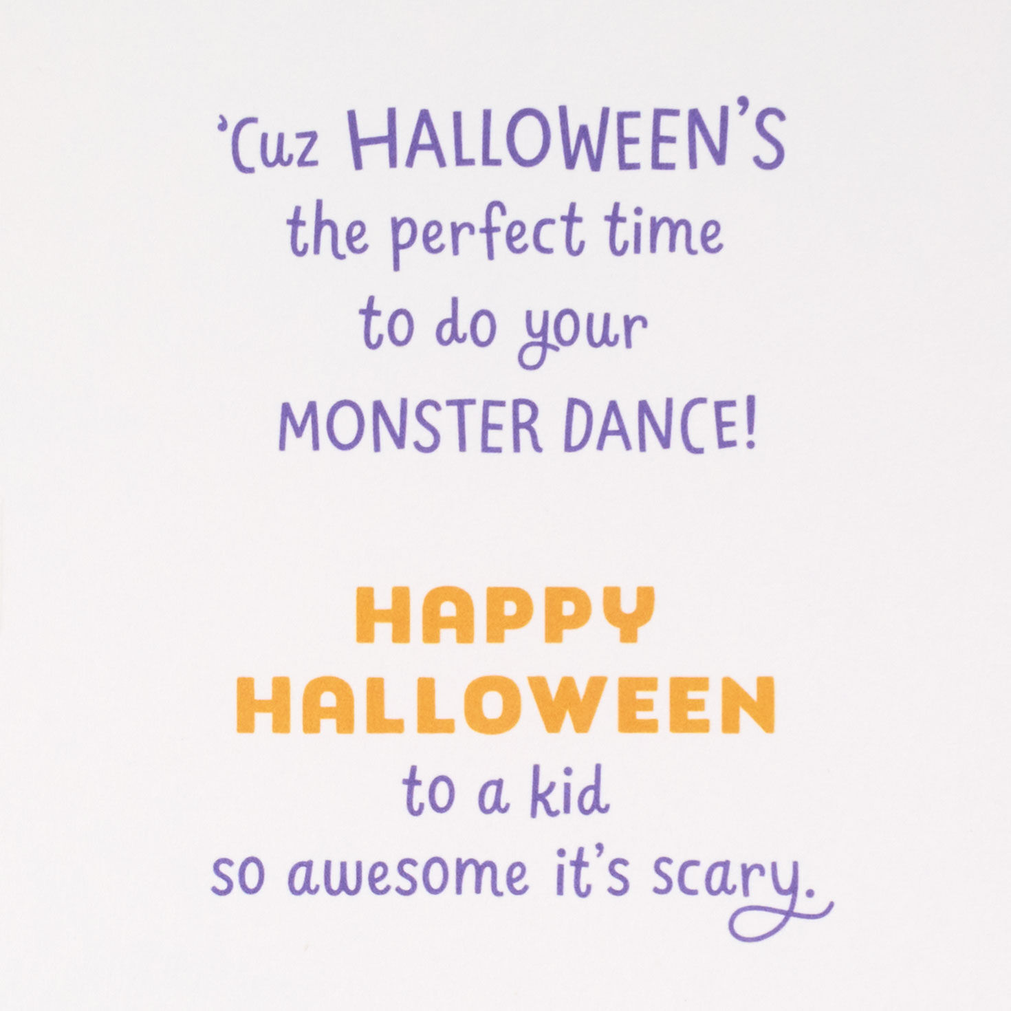 Boom Box Monster Mash Musical Halloween Card for Kids Sentiment image number 2