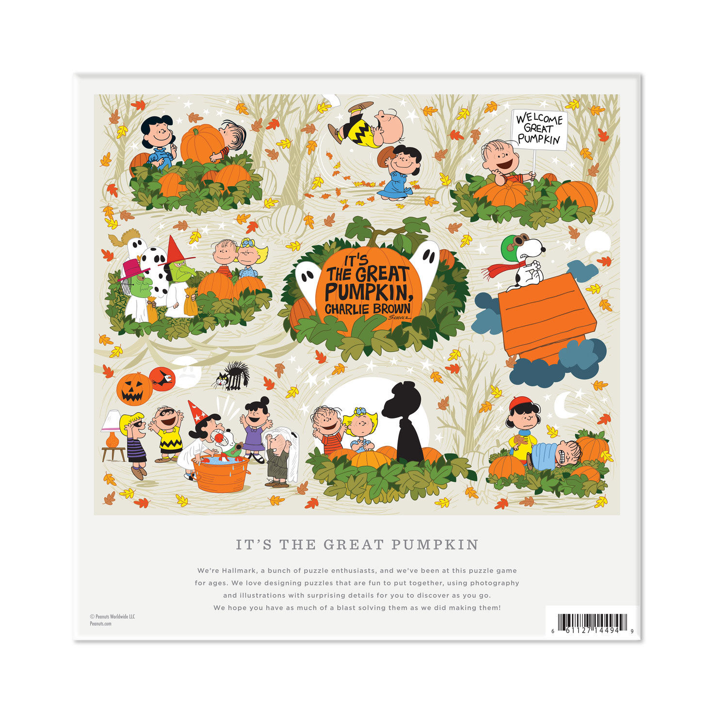 Peanuts Great Pumpkin 60th Anniversary Jigsaw Puzzle  image number 5
