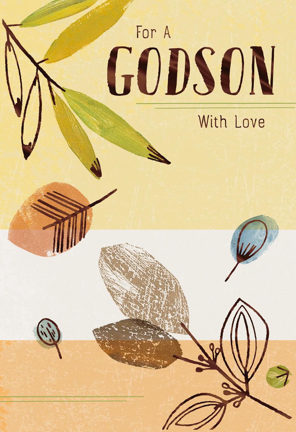 Blessings Great and Small Thanksgiving Card for Godson
