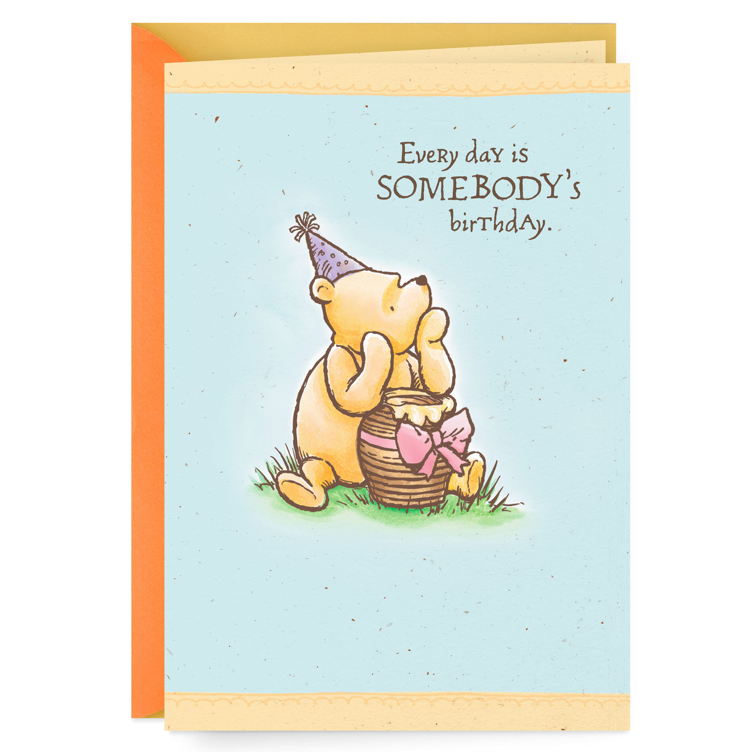 Winnie the Pooh Greeting card for Birthday or anniversary