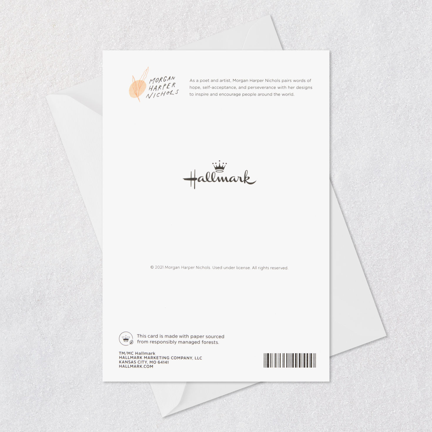 Morgan Harper Nichols Butterflies Joy and Hope Card Card Back with Envelope image number 7