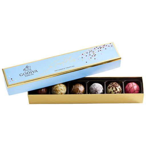 Godiva Assorted Pâtisserie Dessert Truffle Flight, 6 Pieces, 