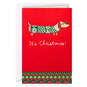 3.25" Mini Dachshund in Sweater Christmas Card, , large image number 3