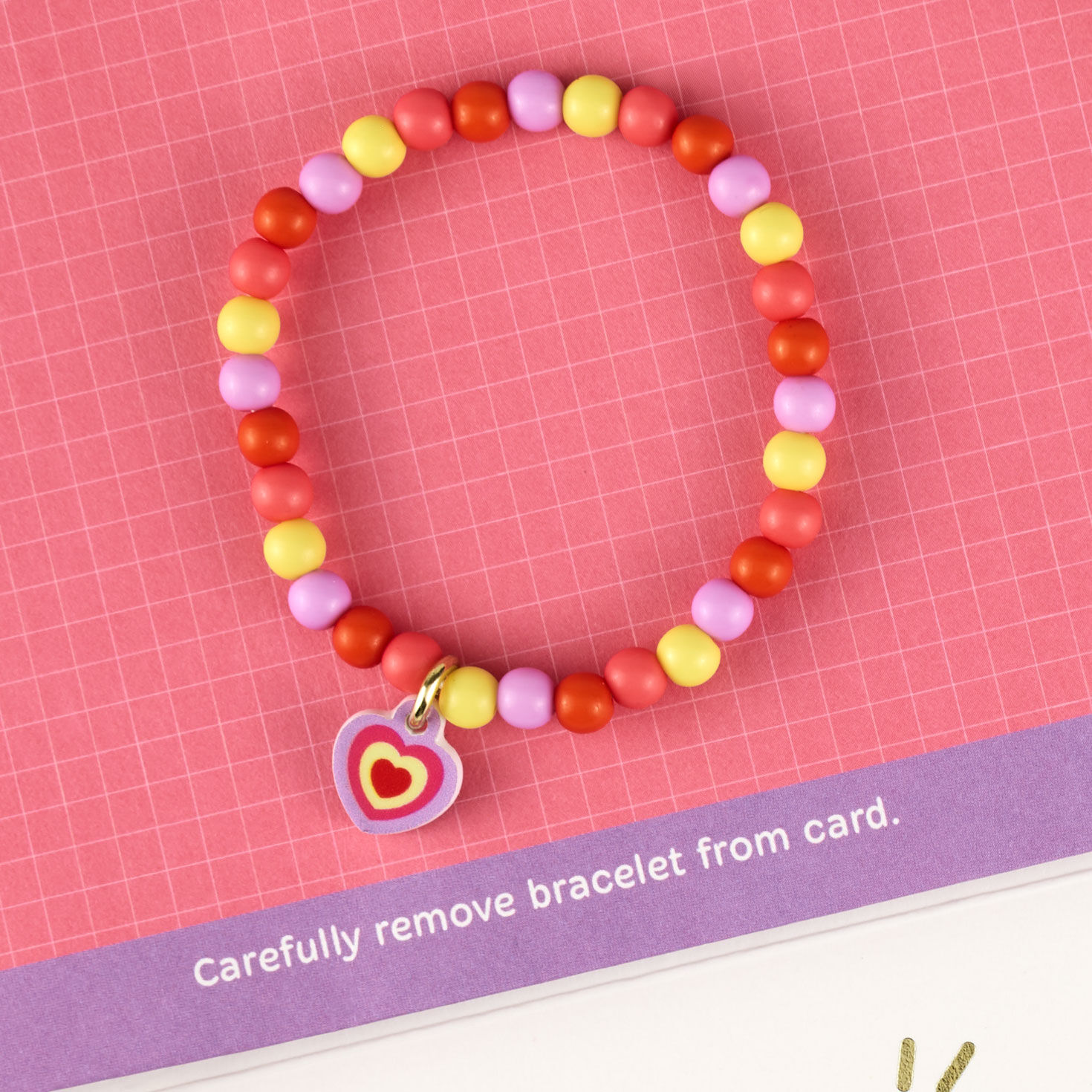 You Make Hearts Happy Valentine's Day Card for Kids With Bracelet for only USD 6.99 | Hallmark