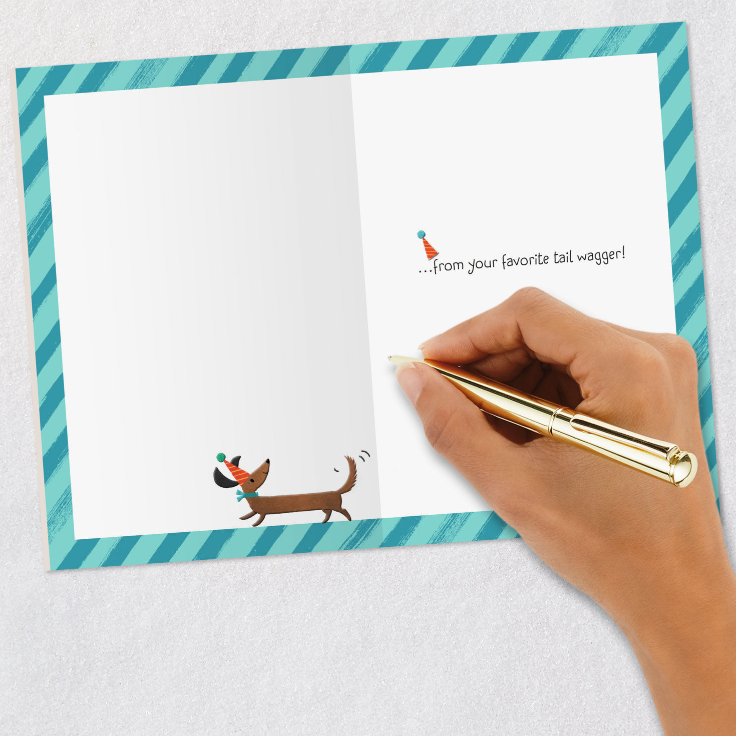 To My Favorite Ear Scratcher Birthday Card From Dog Greeting Cards