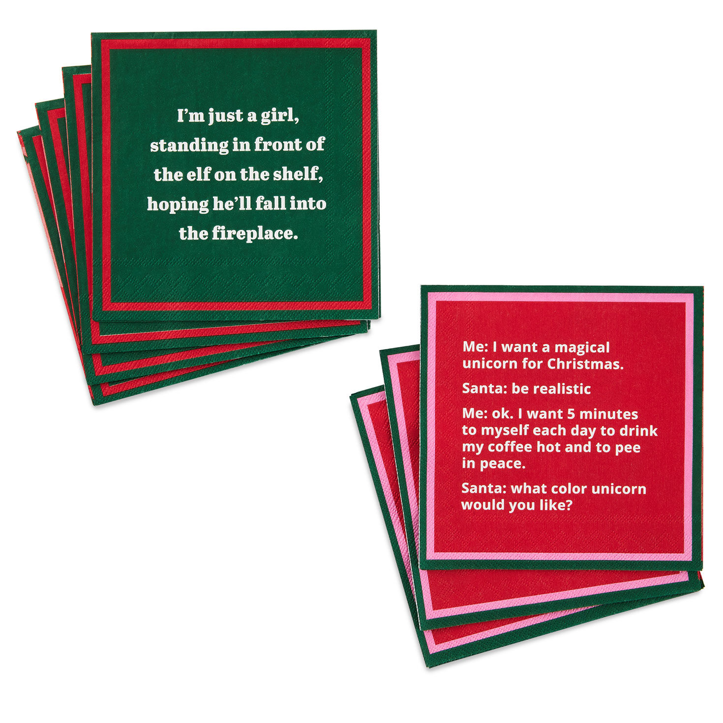 Drinks on Me Elf on a Shelf Holiday Party Napkins, Pack of 20