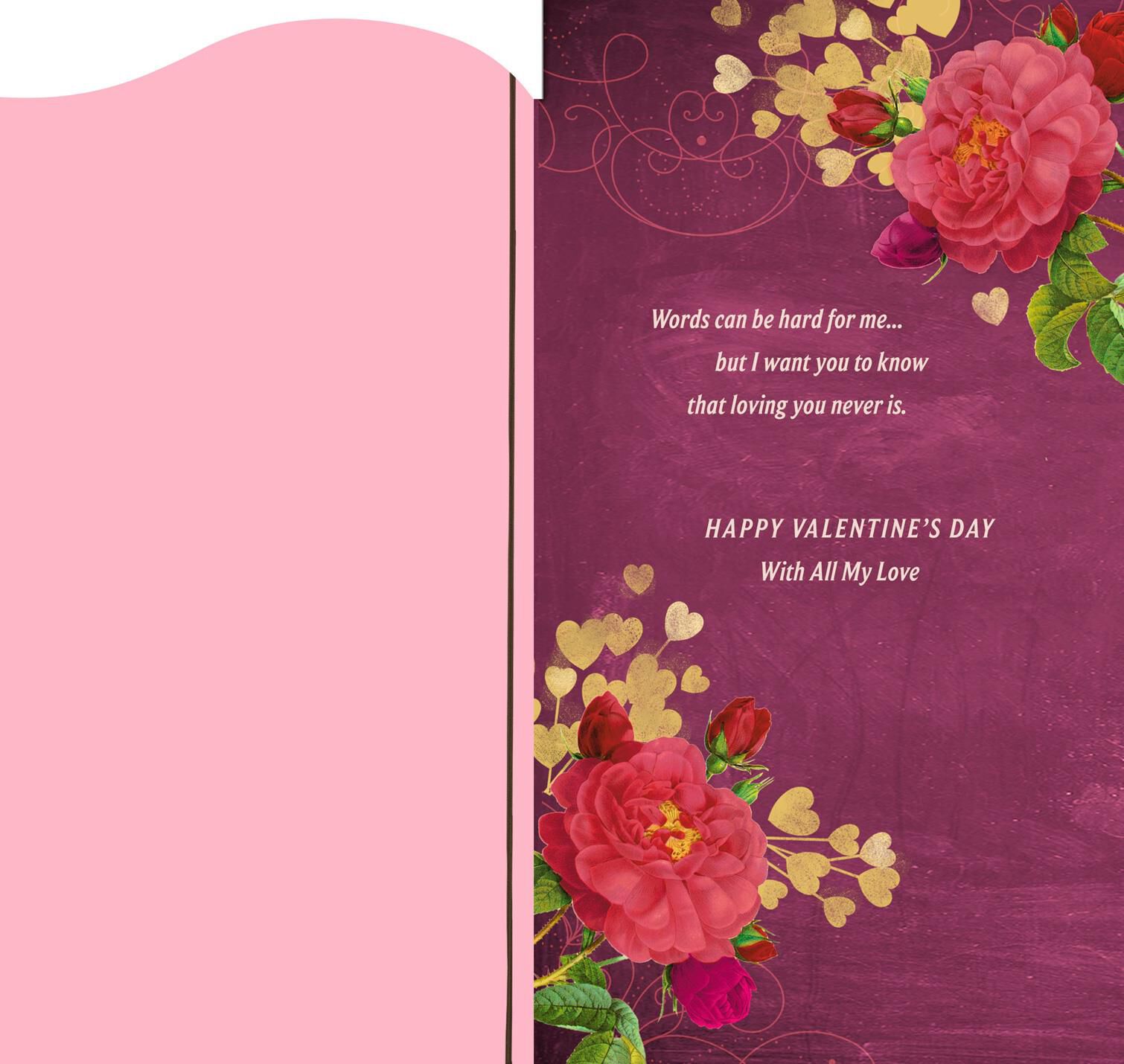 Loving You is Easy Valentine's Day Card for Wife