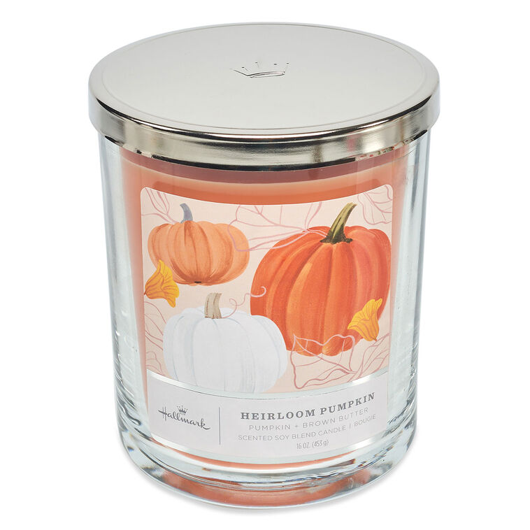 Heirloom Pumpkin Scented 3-Wick Candle, 16 oz.